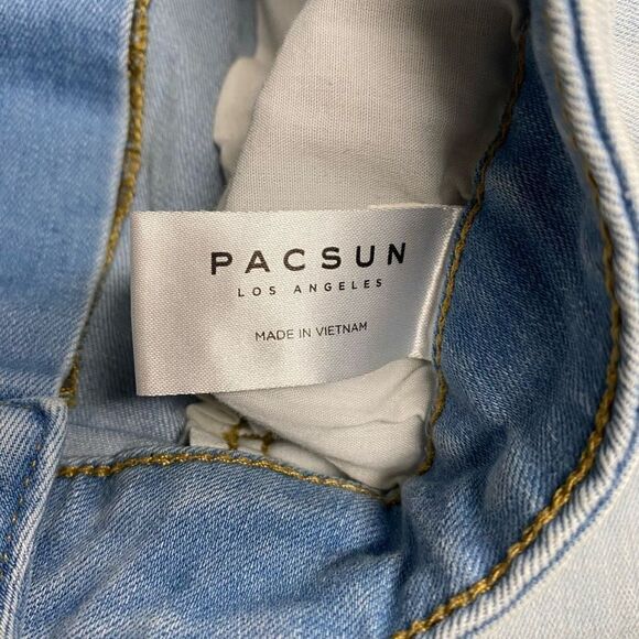 PACSUN Men’s Stacked Skinny Jeans Size 32/32 Blue - Picture 7 of 10